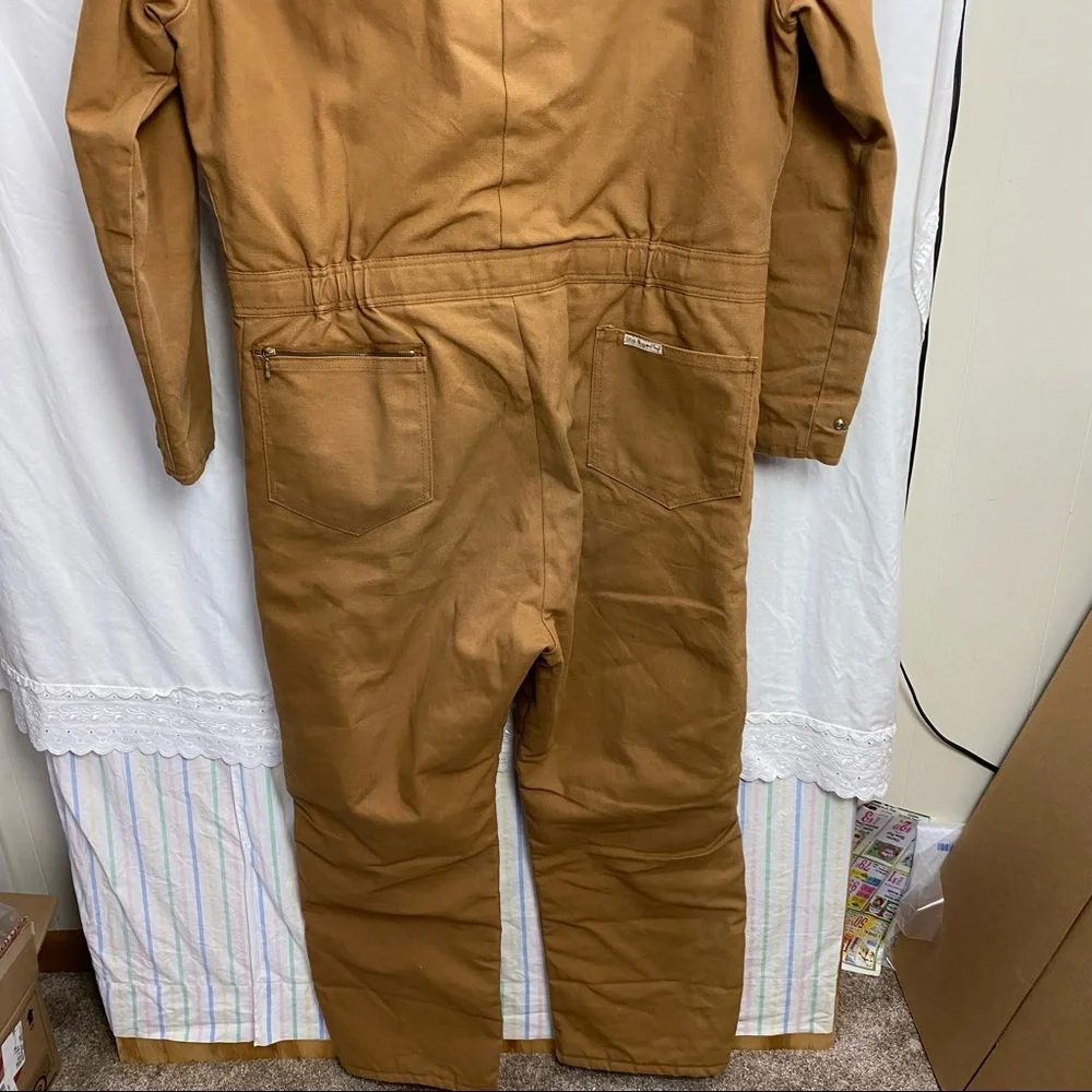 Walls Blizzard Pruf USA  Tan Insulated Apparel coveralls. Sz 42-44 - Picture 3 of 16